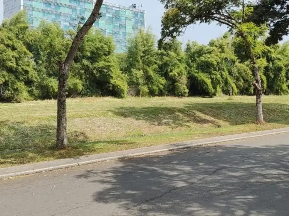 Tanah di Deltamas Cikarang Hadap Jl raya Luas 2.100 Rp. 8 Jt /M SHGB
