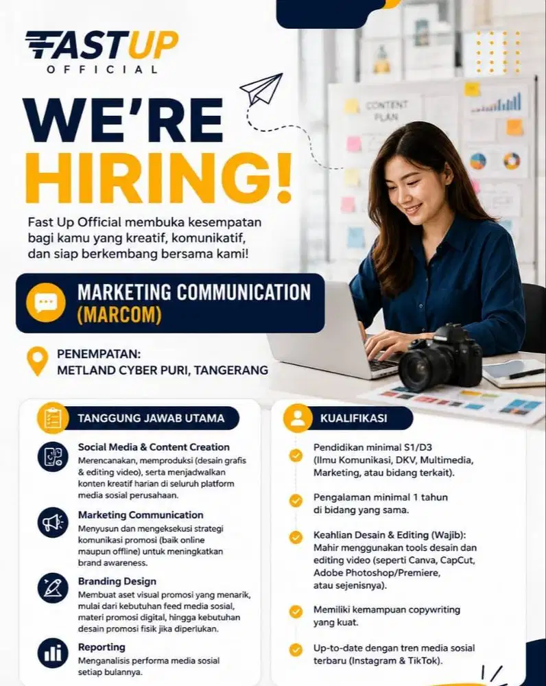 Lowongan Marcom