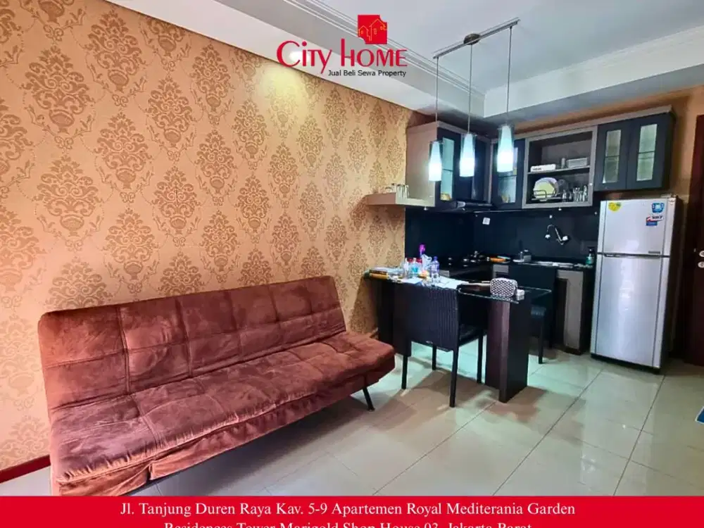 DIJUAL - 2 BR Royal Mediterania Garden Apt at Podomoro City