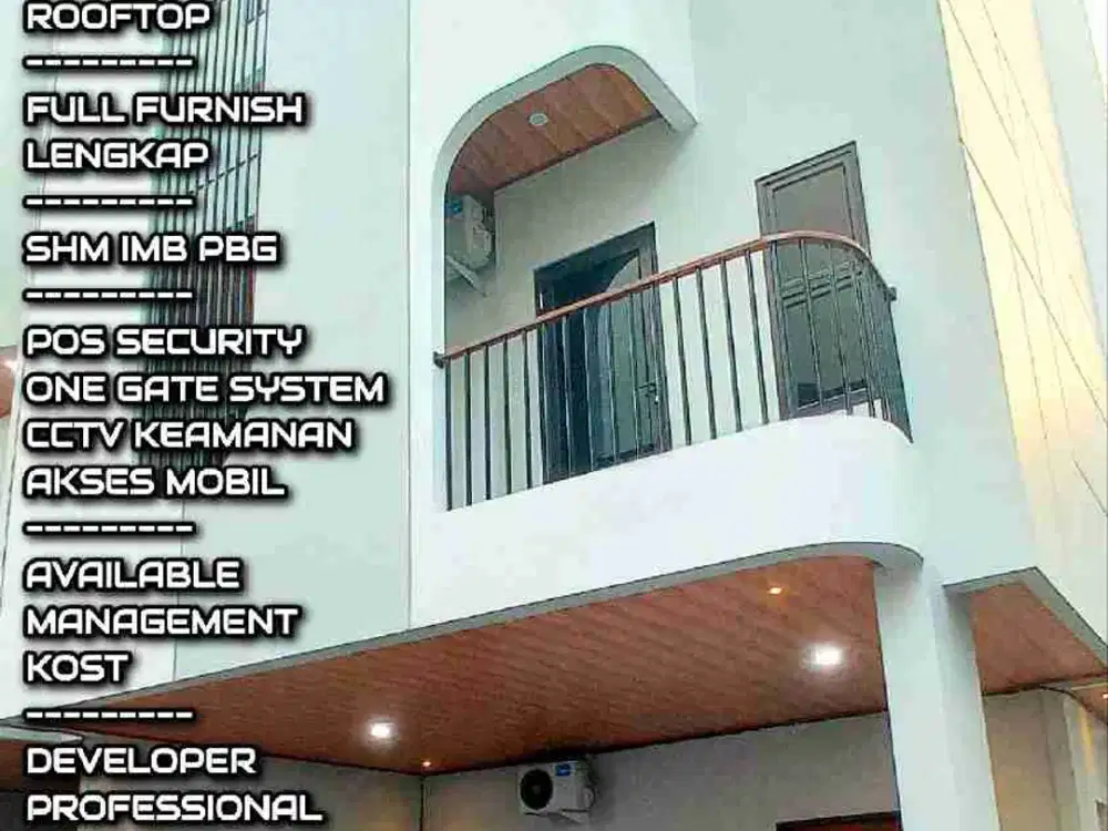 Jual Rumah Kost Utan Kayu Matraman Full Furnish Lengkap Bisa KPR Bank Syariah Indonesia NoRiba