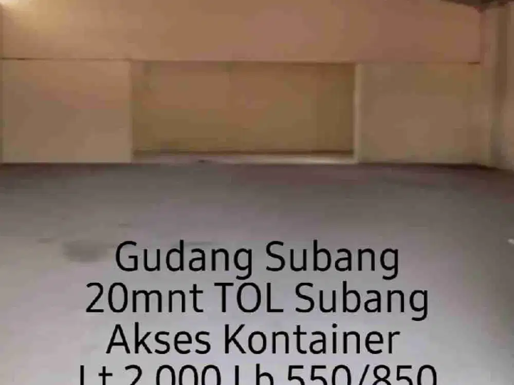 Gudang Tol Subang