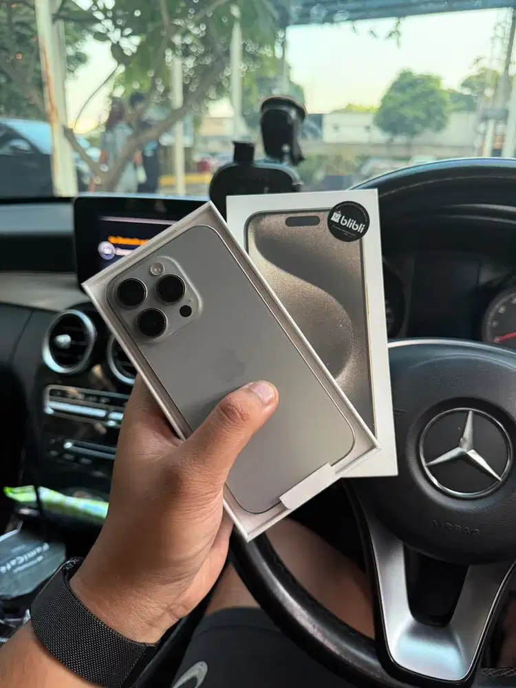 iPhone 15 Pro 128 Ex. iBox Mulus No Minus Fullset Ori Like New banget