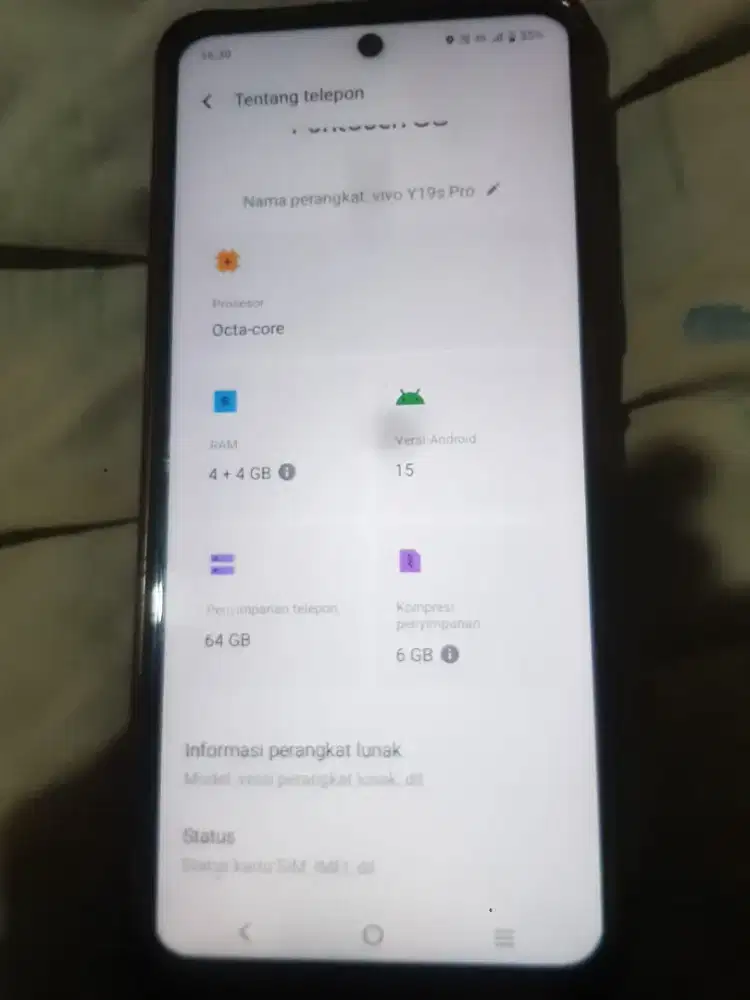 Jual HP vivo Y19S Pro 4+4 64gb