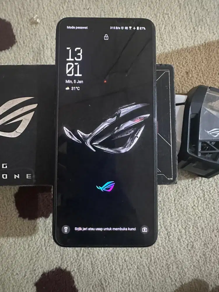 Asus ROG Phone 7 12/256gb resmi indo fullset