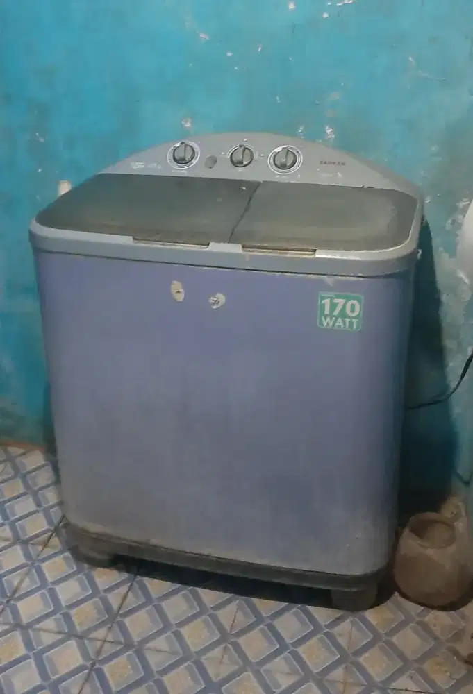 Mesim cuci sanken 2 tabung minus