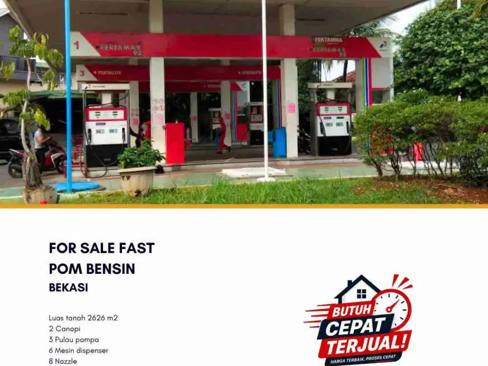 Jual Cepat POM Bensin di Bekasi