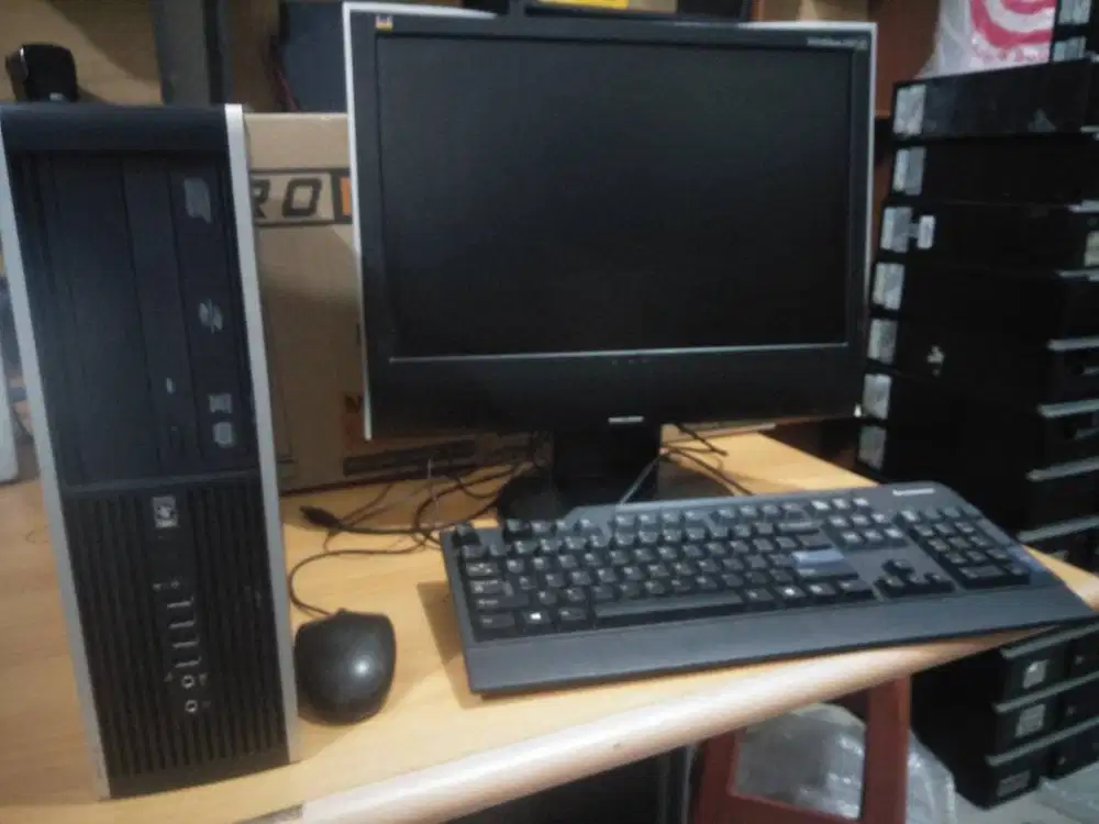 Komputer fullset siap pakai PC branded like new intel core i3 TERMURAH