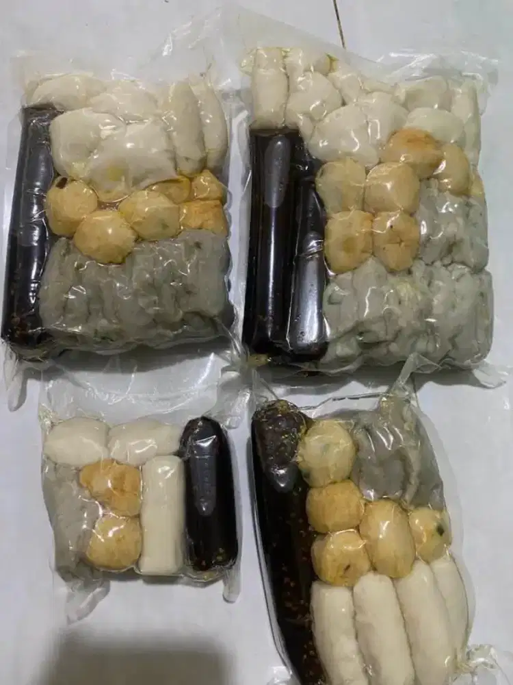 Lidah ungkep dan pempek frozen