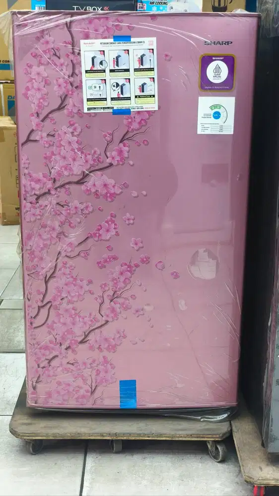 KULKAS SHARP 1 PINTU CICILAN HOME CREDIT POTONGAN ANGSURAN 1 & 2 KALI