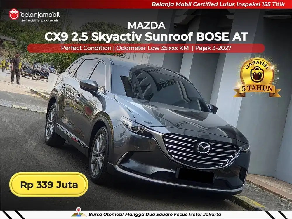 [ LOW KM 35RB ] Mazda CX9 CX-9 CX 9 2.5 Skyactiv Sunroof AT 2019/2020
