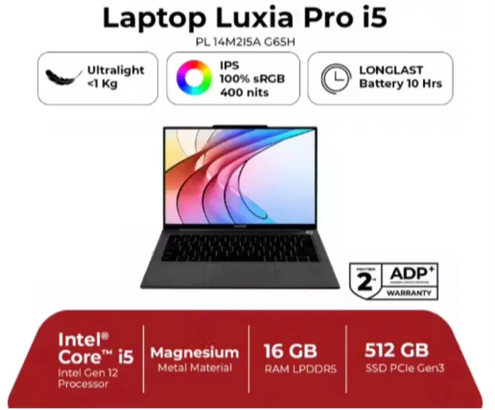 Laptop Polytron Luxia Pro i5 - 16GB RAM