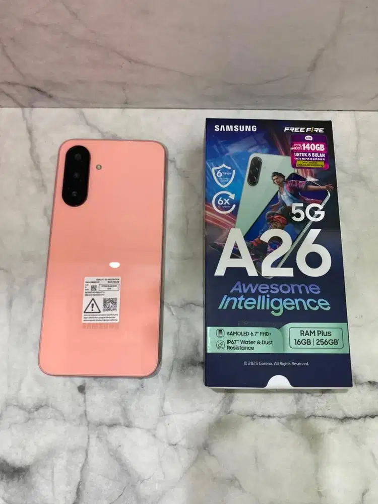 samsung A26 5g 8/256 second lengkap & original bawaan