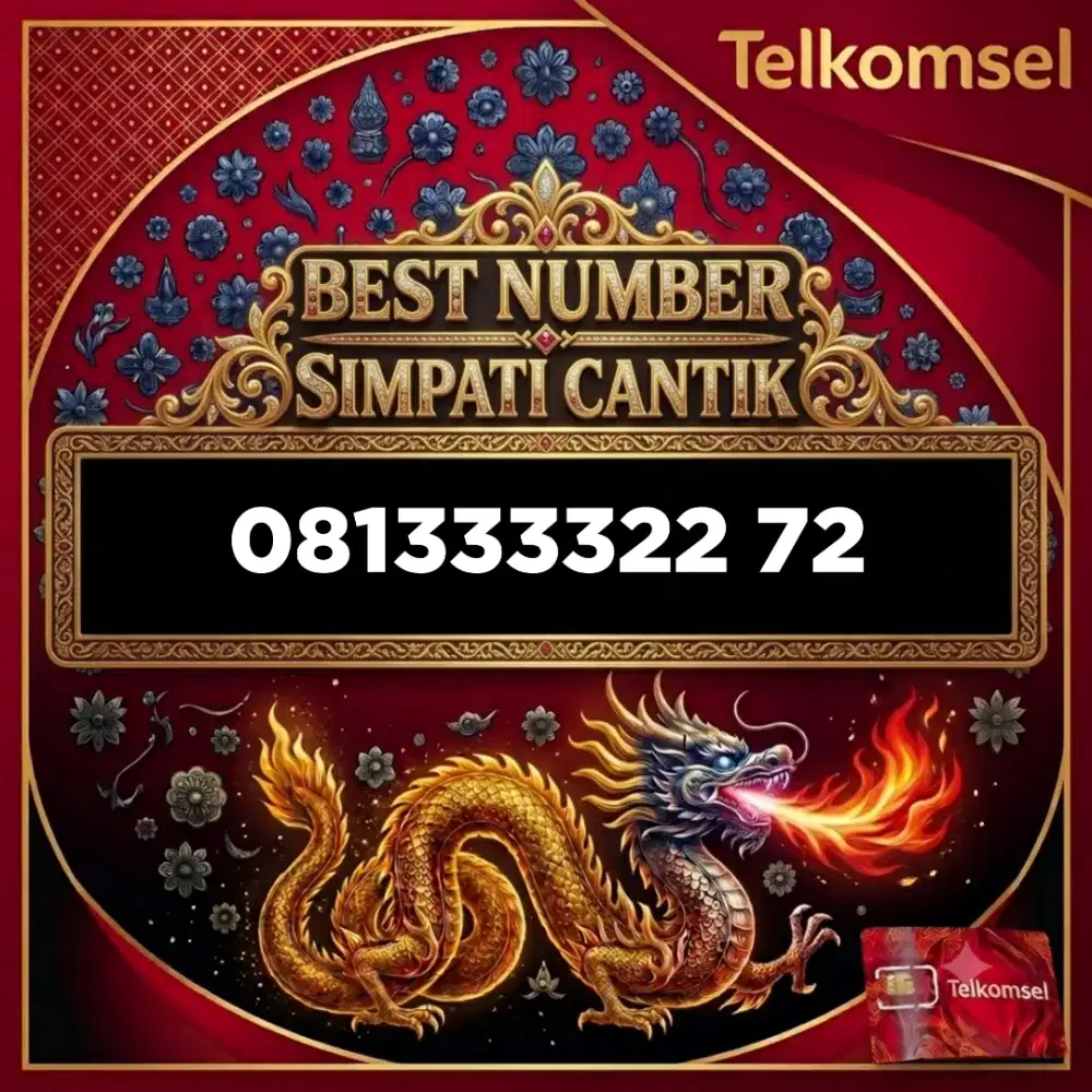 Nomor cantik simpati Telkomsel super