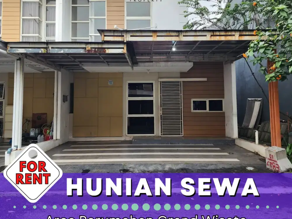 RUMAH SEWA di GRAND WISATA BEKASI