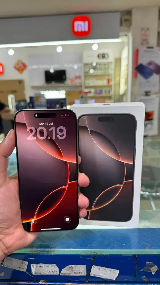 iPhone 16 ProMax 256 iBox Fullset mulus