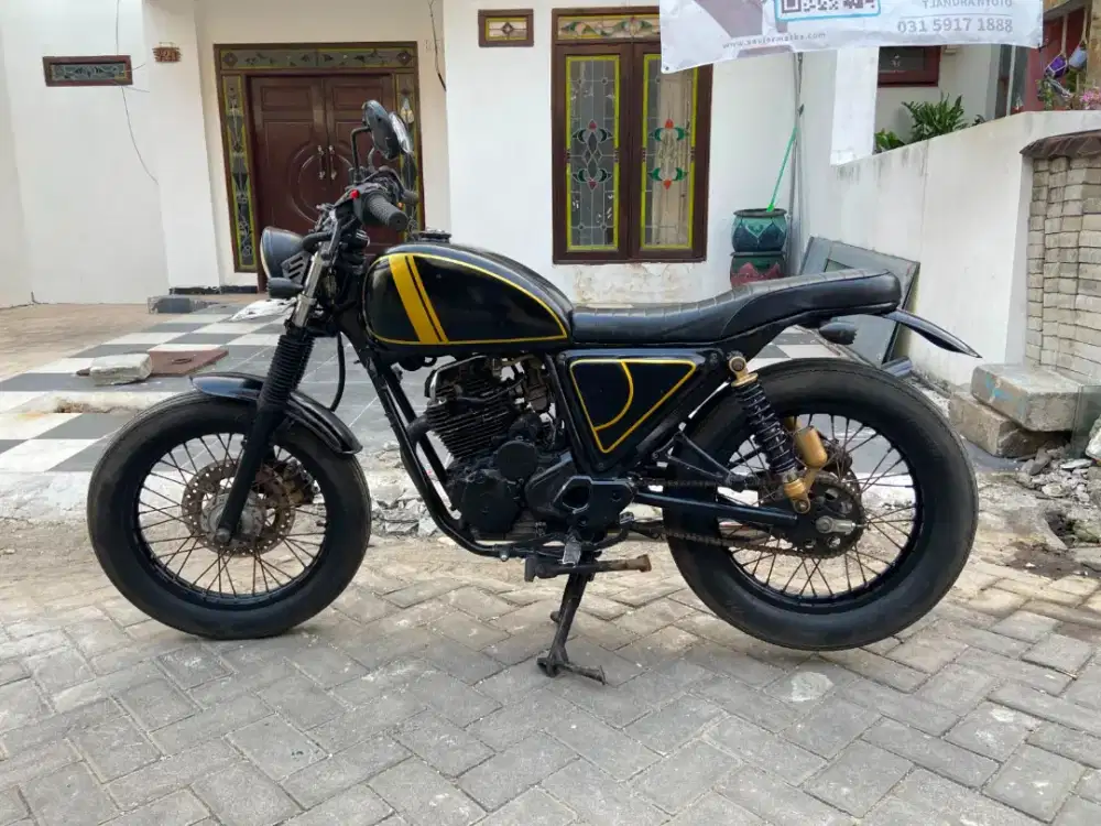 Sepeda motor Custom Japstyle Yamaha Scorpio tahun 2011