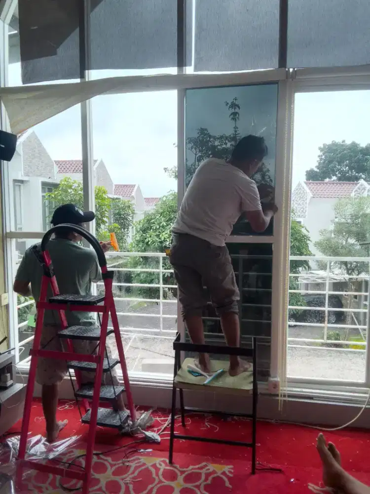 Kaca film Gedung rumah