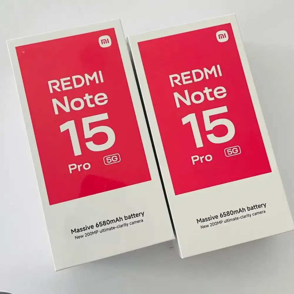 Promo REDMI NOTE 15 PRO 5G 12/512 GB Original Resmi