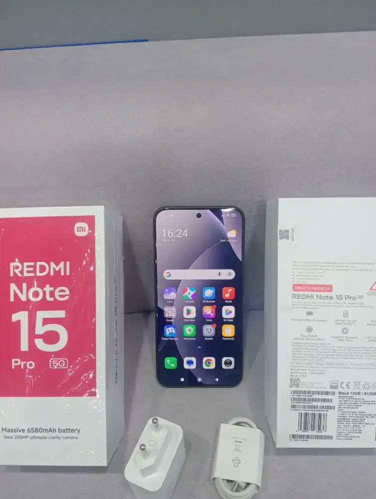 Redmi note15 pro 5G RAM 12/512GB black