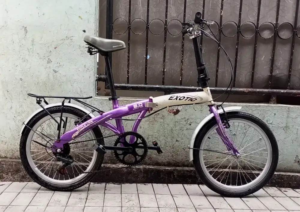 Sepeda Lipat Exotic 20 inc 6 speed, harga pas.. Cipinang