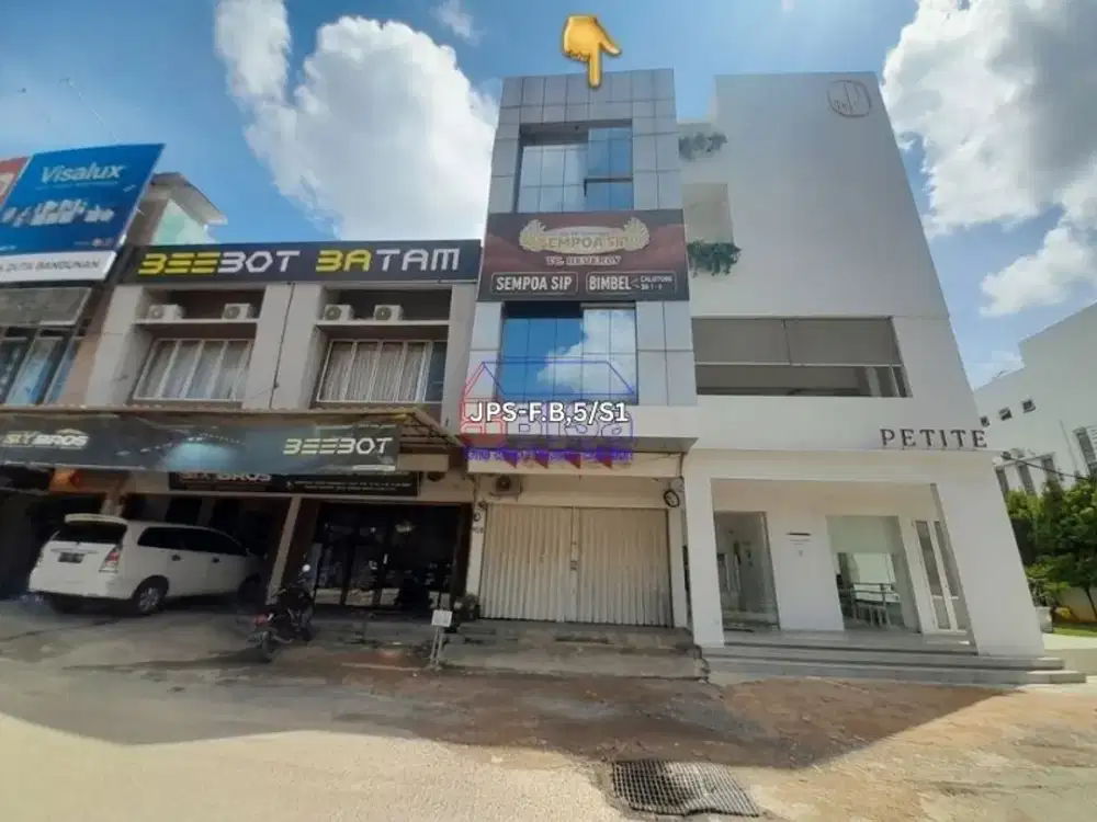 Ruko Hadap Timur 3 Lantai Puri Mas – Batam Centre Dijual & Disewakan