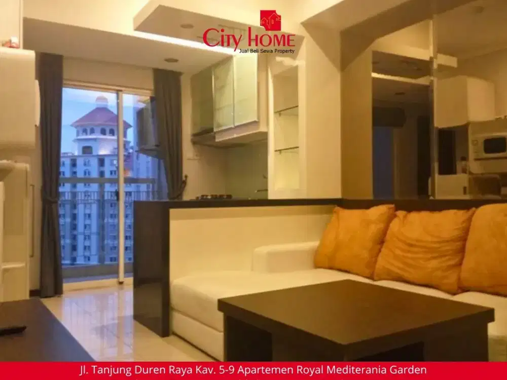 Disewa - 2+1 BR Royal Mediterania Garden Apt at Podomoro City