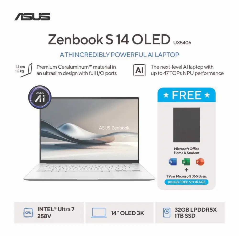 Asus Zenbook S14 OLED (UX5406GS)