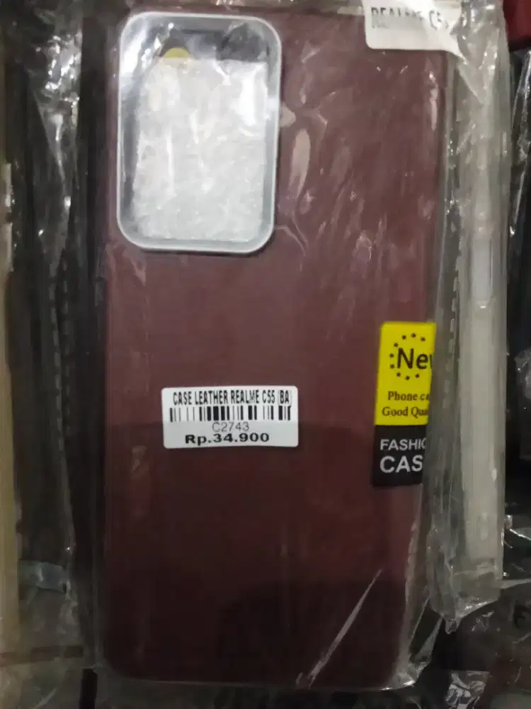 CASE LEATHER REALME C55 (BA)