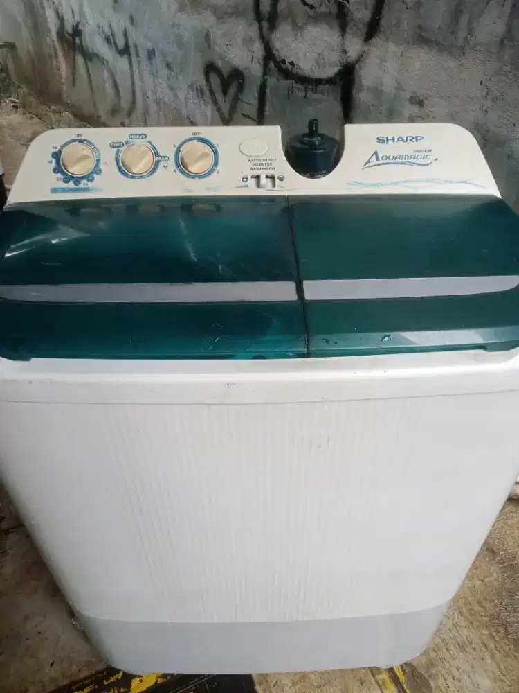 Jual mesin cuci 2 tabung normal semua