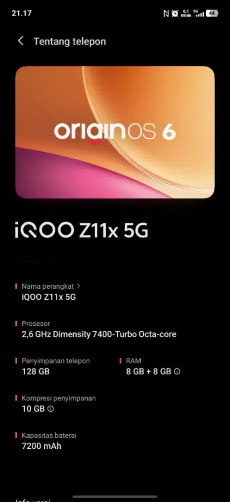 IQOO Z11X 5G 8/128