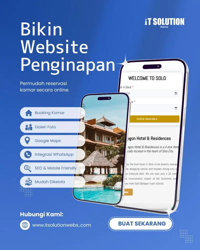 Jasa Pembuatan Website Penginapan Profesional di Cilacap