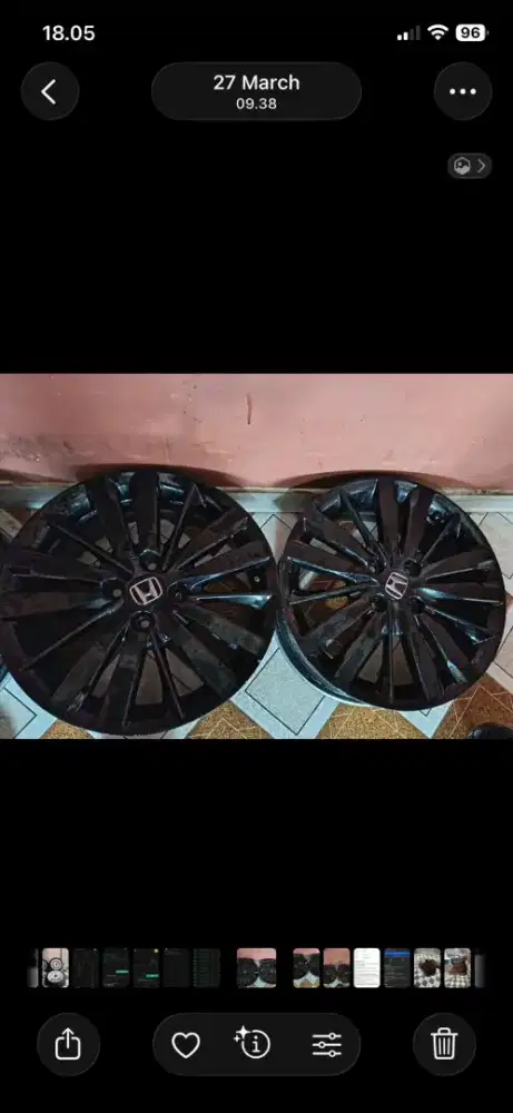 Velg Ori Honda Jazz 2018