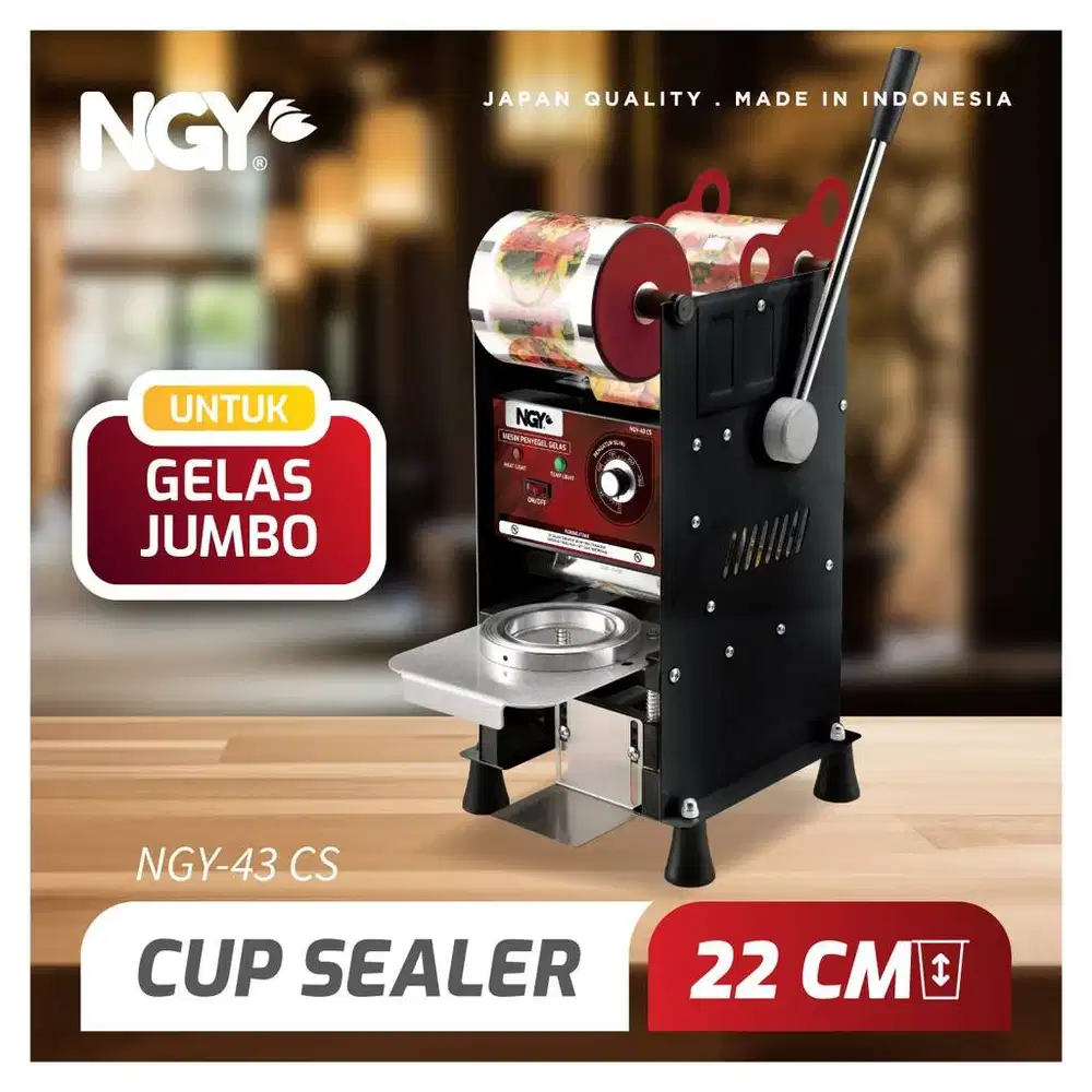 Mesin Cup Sealer NGY Manual Kondisi Mulus Siap Pakai