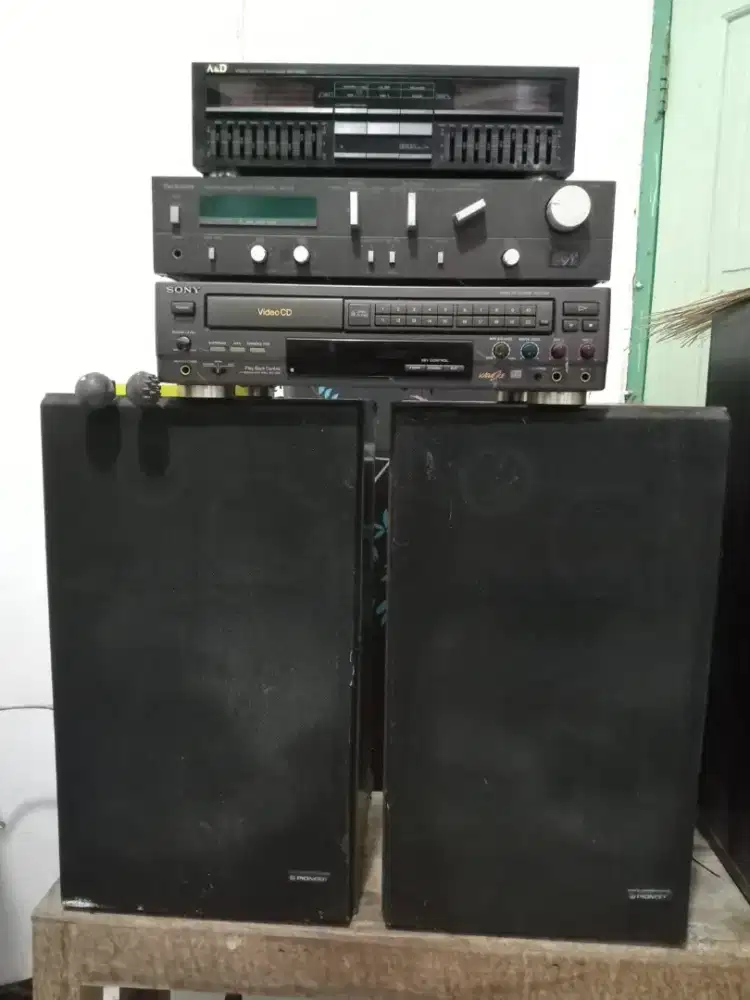 Jual Tape Jadul Deck susun 3 + 2 Salon Buitup (Nego)