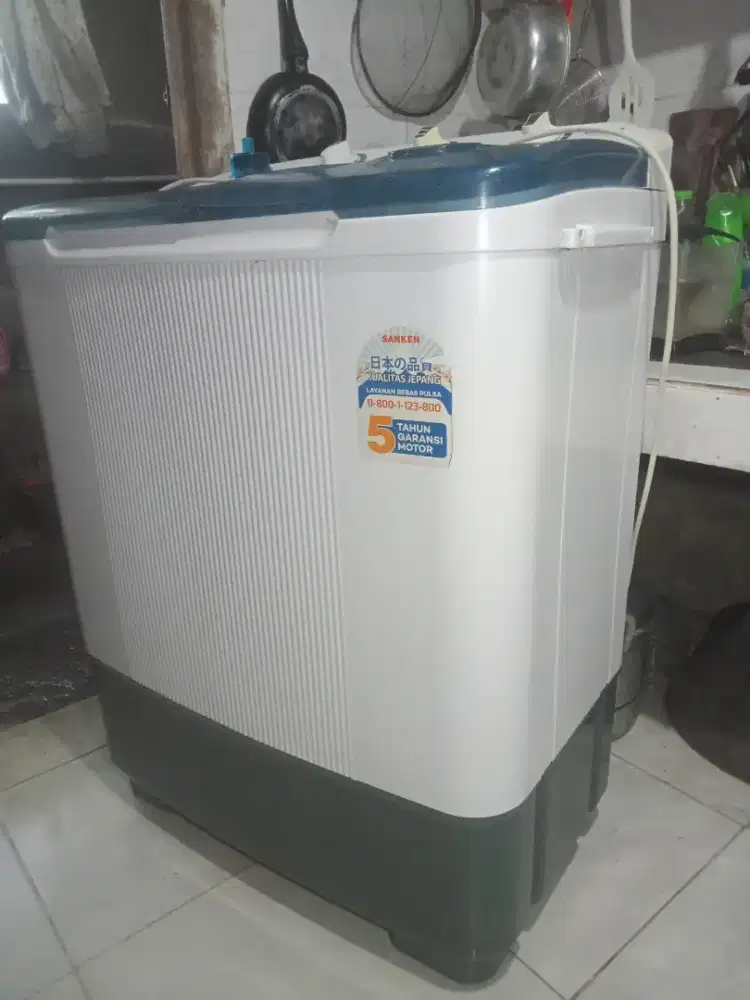 Mesin cuci Sanken 7 kg normal semua