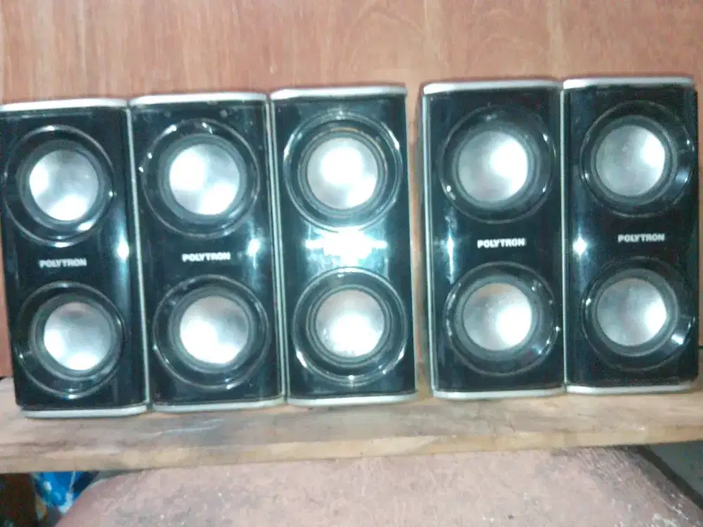 Polytron dobel woofer, harga per biji, full ori, utuh