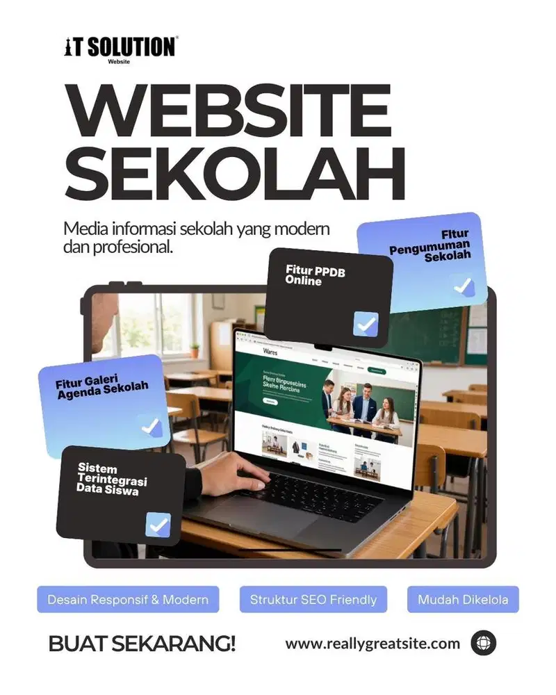 Jasa Pembuatan Website Sekolah Profesional di Tangerang
