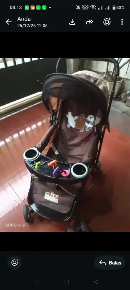 stroller bayi 2 arah