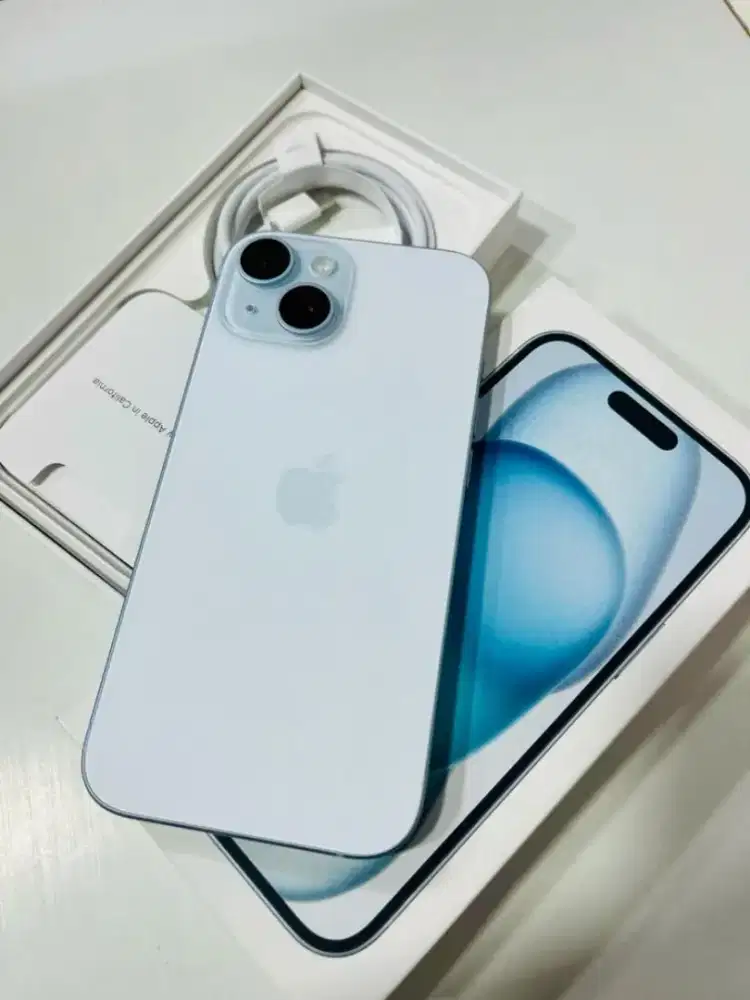 IPHONE 15 128 GB,BLUE DIJUAL CEPAT
