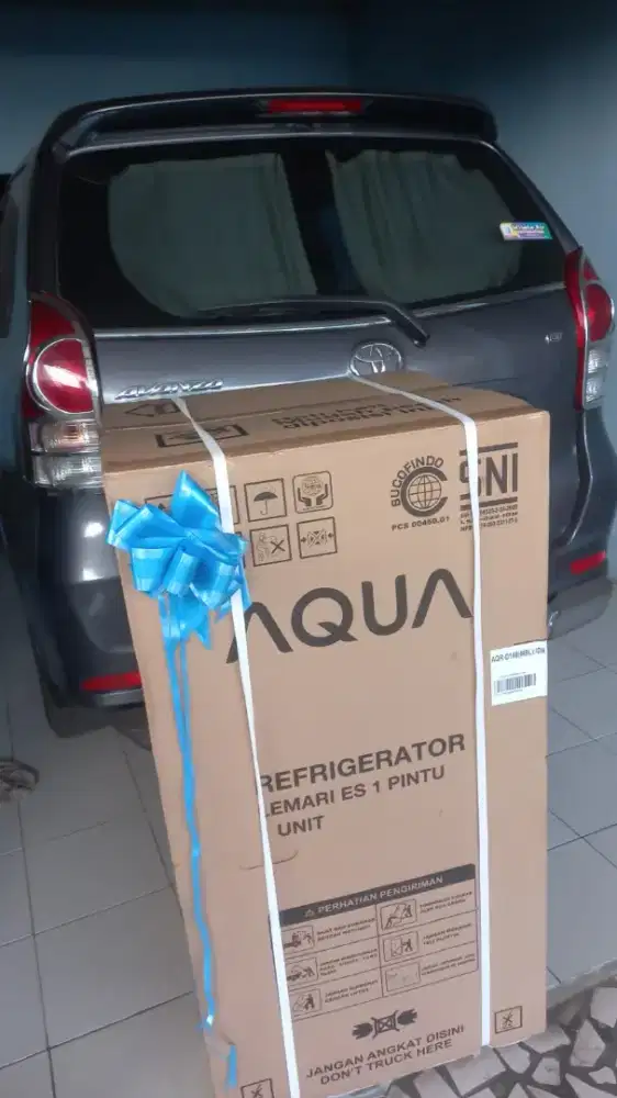 Kulkas aqua1pintu segel dus baru