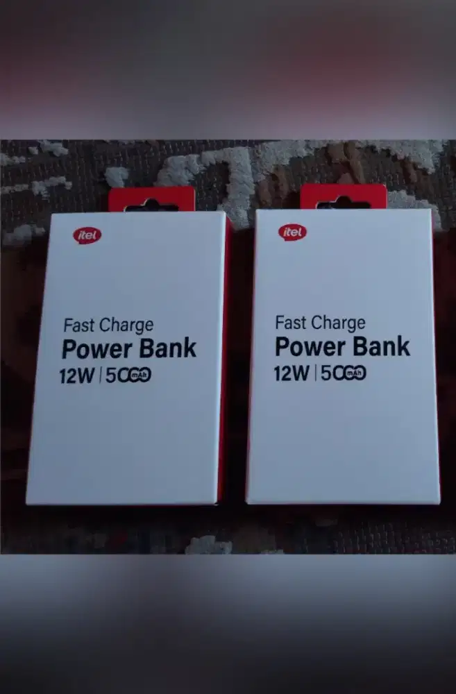 POWERBANK ITEL 5000 MAH FAST CHARGING GARANSI RESMI