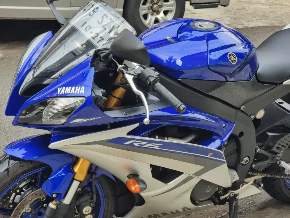 Yamaha R6 2014 regis 2016 odo 3000km asli ban tembus Yzf R6