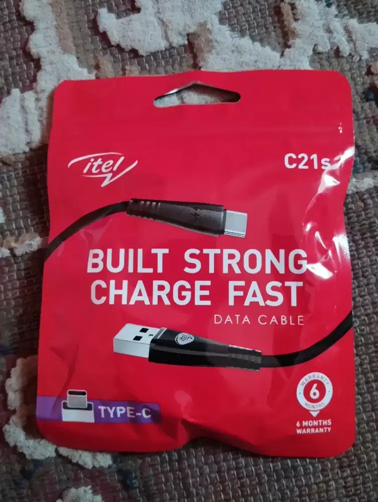 KABEL DATA ITEL FAST CHARGING GARANSI RESMI