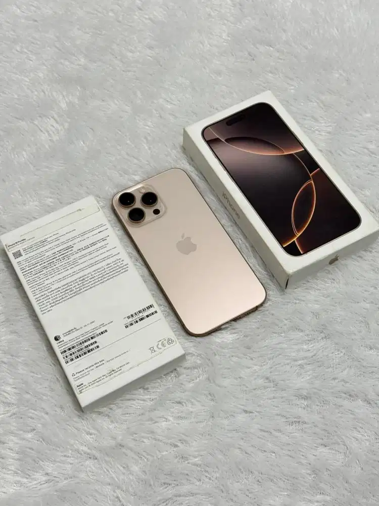 iPhone 16 Pro Max 256GB Like New Fullset Original Resmi Bea Cukai