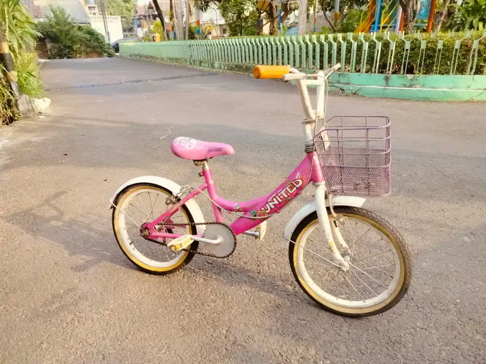 Sepeda anak United Pink