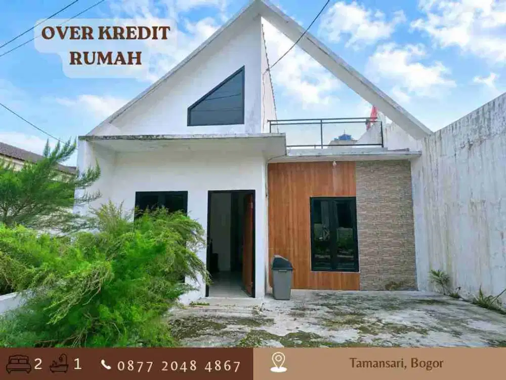 Take Over Rumah 59JT dkt The Jugle Waterpark di Tamansari Bogor