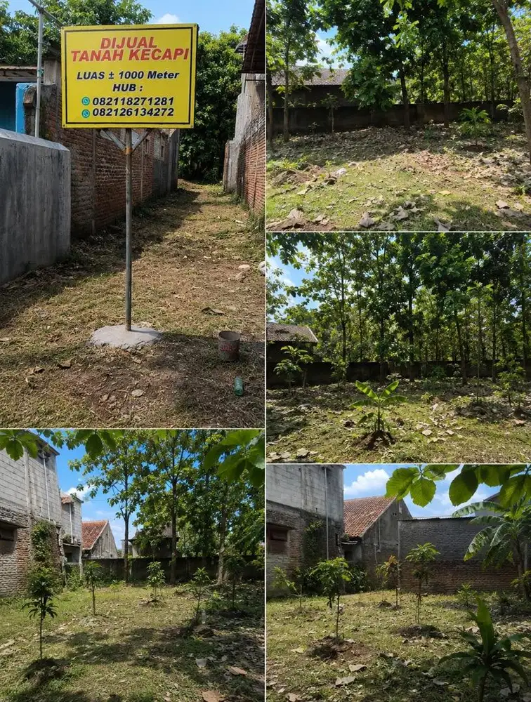 Jual Tanah 898 m² Murah Lokasi Strategis Cocok Perumahan