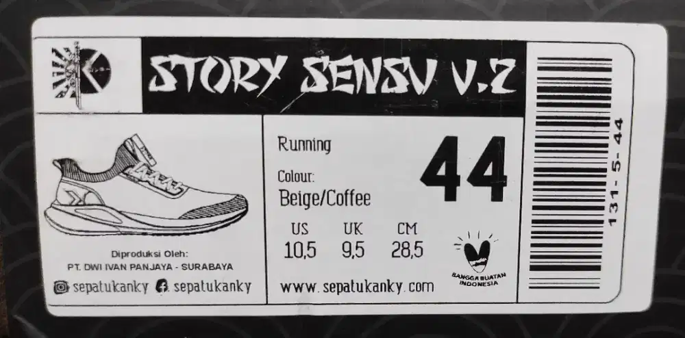 Kanky Story Sensu V2 [Bekas] - Size 44