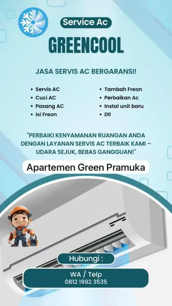 Open Recruitment Teknisi AC