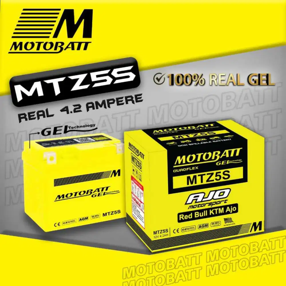 aki motor motobatt mtz5s (free order)